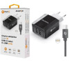 Nabíječka ALIGATOR CHS0004 3.4A, 2xUSB, smart IC, černá, USB-C kabel 2A