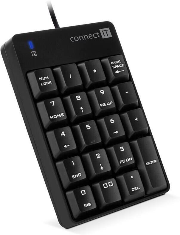 Numerická klávesnice Connect IT černá (CKB-0060-BK)