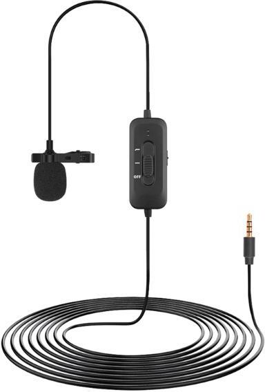 Sada 3.5mm Lavalier mikrofonu a zvukového adaptéru