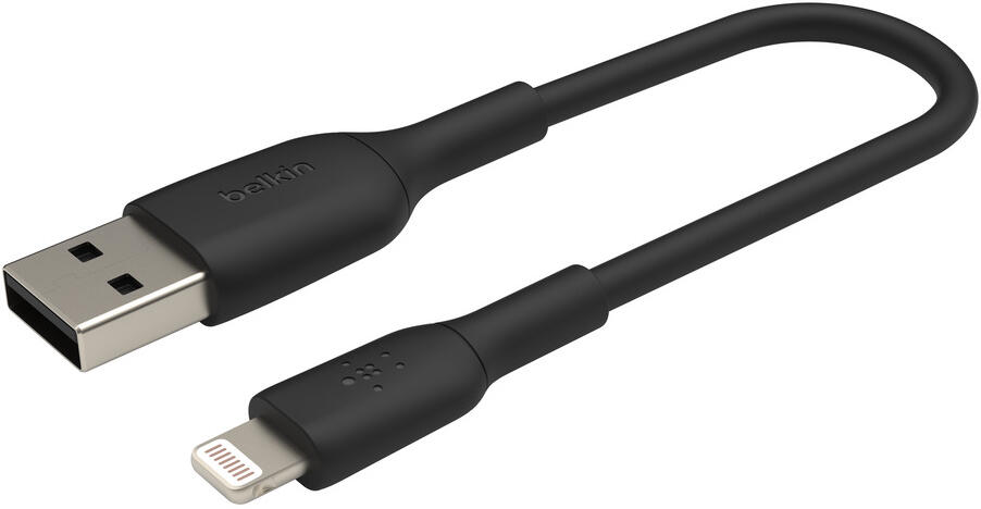 Belkin BOOST CHARGE Lightning/USB-A kabel, 15cm, černý (CAA001bt0MBK)