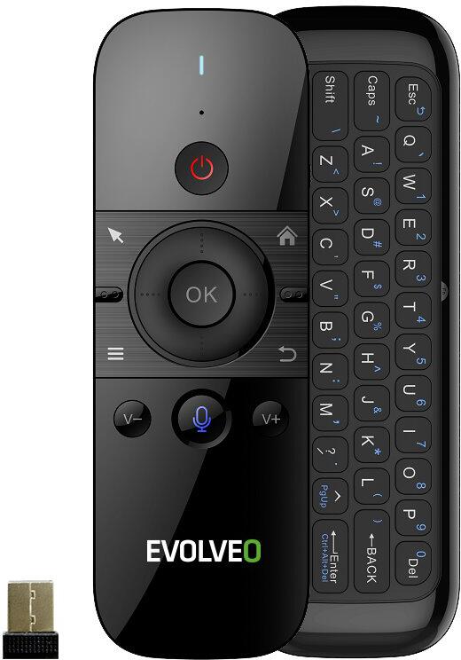 EVOLVEO FlyMotion D1, bezdrátová gyroskopická myš s klávesnicí (HMC-FLMD1)