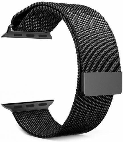 Tactical 333 Loop Magnetický Kovový Řemínek pro Apple Watch 1/2/3/4/5/6/SE 38/40mm Black
