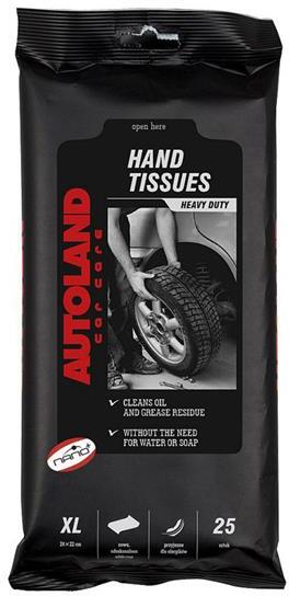 Ubrousky na ruce XL NANO+ 25ks AUTOLAND