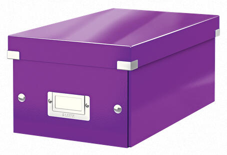 LEITZ Krabice na DVD Click&Store, purpurová (60420062)