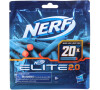 Náboje Hasbro NERF ELITE 2.0, 20 náhradních šipek