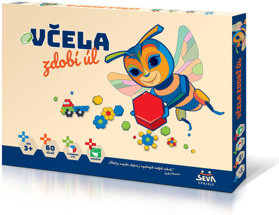 Mozaika Seva Včela zdobí úl maxi