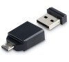 VERBATIM Flash disk Store 'n' Stay NANO/ 32GB/ USB 2.0 + OTG adaptr/ ern (49822)