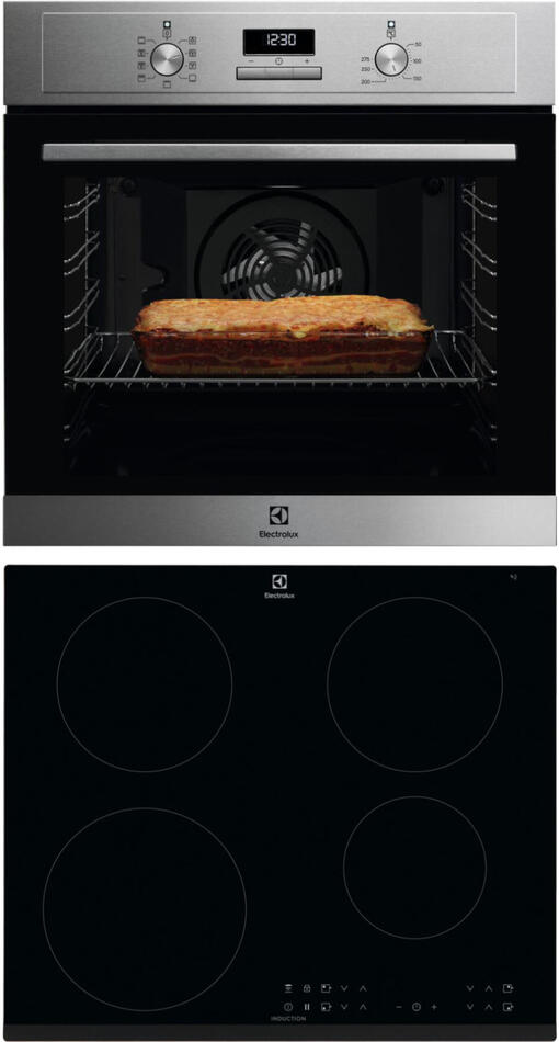 SET Trouba Electrolux 600 FLEX SurroundCook EOF3H40X + Indukční deska ELECTROLUX LIR60430