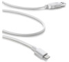USB datový kabel CellularLine s konektorem Lightning, MFI, bílý