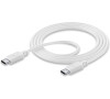 Datový kabel Cellularline s konektory USB-C/USB-C (PD) , 1,2m, bílý