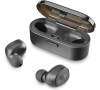 True wireless sluchátka Cellularline Shadow s dobíjecím pouzdrem, černá