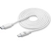 USB-C datový kabel CellularLine s konektorem Lightning, 200 cm, bílý