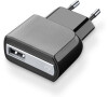 Síťová USB nabíječka Cellularline, 10W/2A, černá