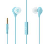 Voděodolná in-ear sluchátka s mikrofonem FIXED EGG1, IPX3, modrá