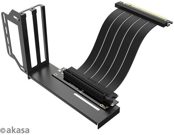 AKASA Riser black Pro, vertikálni VGA držák (AK-CBPE02-20B)