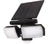 Solight LED solární osvětlení se senzorem, 8W, 600lm, Li-on, černá