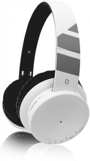 Bluetooth sluchátka ALIGATOR AH02, FM, SD karta, bílá