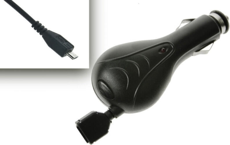 Samonavíjecí nabíječka do auta ALIGATOR micro USB 1A, originální