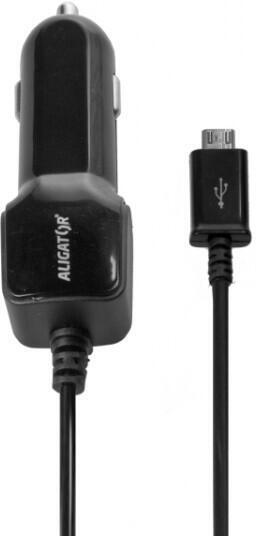Nabíječka do auta ALIGATOR microUSB 1A, originální
