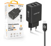 Aligator CD ALI MicroUSB 2xUSB výst. 2,4A, smart IC, černá