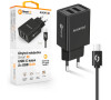 Nabíječka Aligator CD ALI USB-C 2xUSB výstup, 2,4A, smart IC, černá