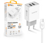 Aligator CD ALI USB-C 2xUSB výstup, 2,4A, smart IC, bílá
