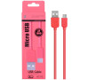 Datový a nabíjecí kabel PLUS, Micro USB, (AS115), červený