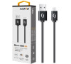 Datový kabel ALIGATOR 2A micro USB 1m, černý