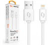 Datový kabel ALIGATOR 2A iPhone lightning 2m, bílý