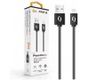 Datový kabel ALIGATOR 2A iPhone lightning 2m, černý