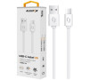 Datový kabel ALIGATOR 2A USB-C 1m, bílý