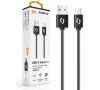 Datový kabel ALIGATOR 2A USB-C 2m, černý