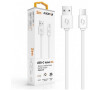 Datový kabel ALIGATOR 2A USB-C 2m, bílý
