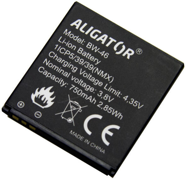 Baterie ALIGATOR V400, Li-Ion 750 mAh