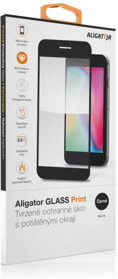 Aligator Ochrana displeje GLASS PRINT Samsung Galaxy A40 černá