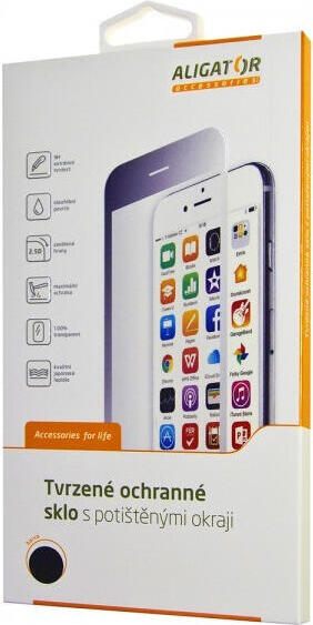 Aligator Ochrana displeje GLASS PRINT iPhone 6/6S Plus černá