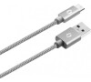 Datový kabel ALIGATOR PREMIUM 2A, Micro USB šedý