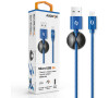 Datový kabel ALIGATOR PREMIUM 2A, Micro USB modrý
