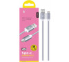 Datový a nabíjecí kabel PLUS, USB-C, (AU406), stříbrný
