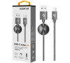 Datový kabel ALIGATOR PREMIUM 2A, USB-C černý