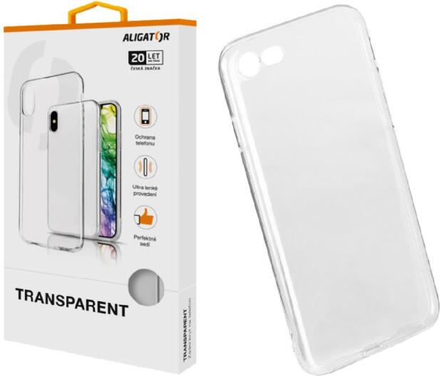 Pouzdro TRANSPARENT ALIGATOR Apple iPhone 7/8