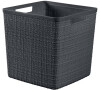 Box Curver Jute Cube 17L šedý