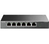 TP-Link TL-SF1006P 6x10/100 (4xPOE+) 67W kovový CCTV switch