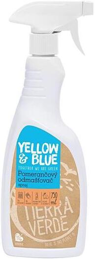 Yellow&Blue Pomerančový odmašťovač (sprej 750 ml) - praktický univerzální čistič
