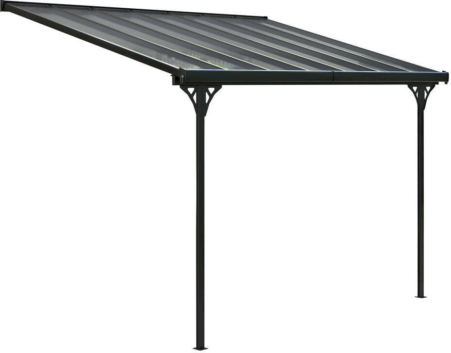 Pergola ROJA BRUCE F - šedý polykarbonát
