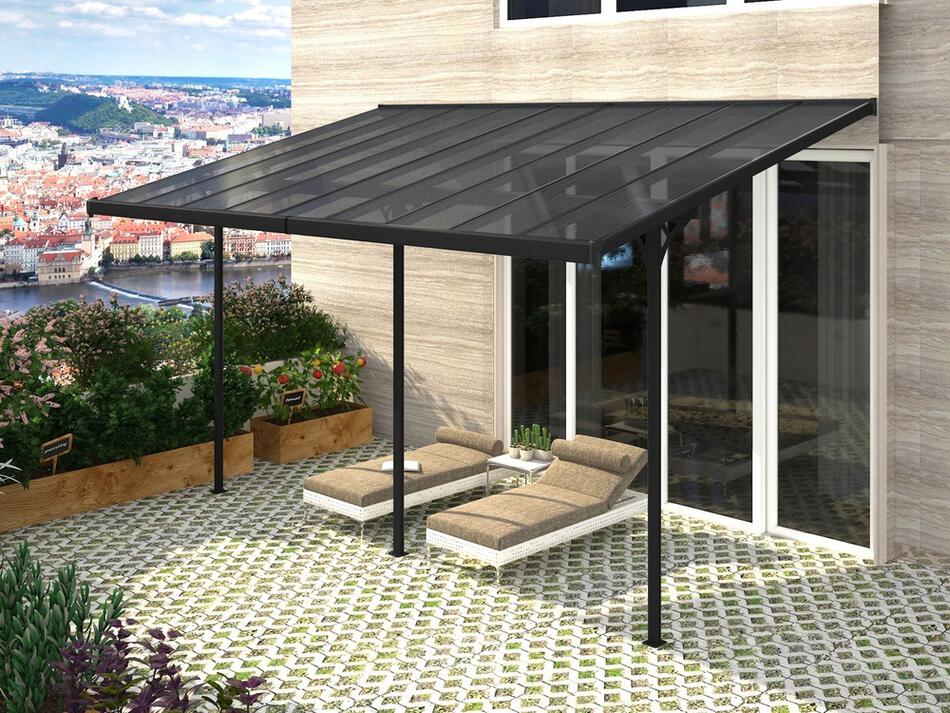 Pergola ROJA BRUCE J - šedý polykarbonát