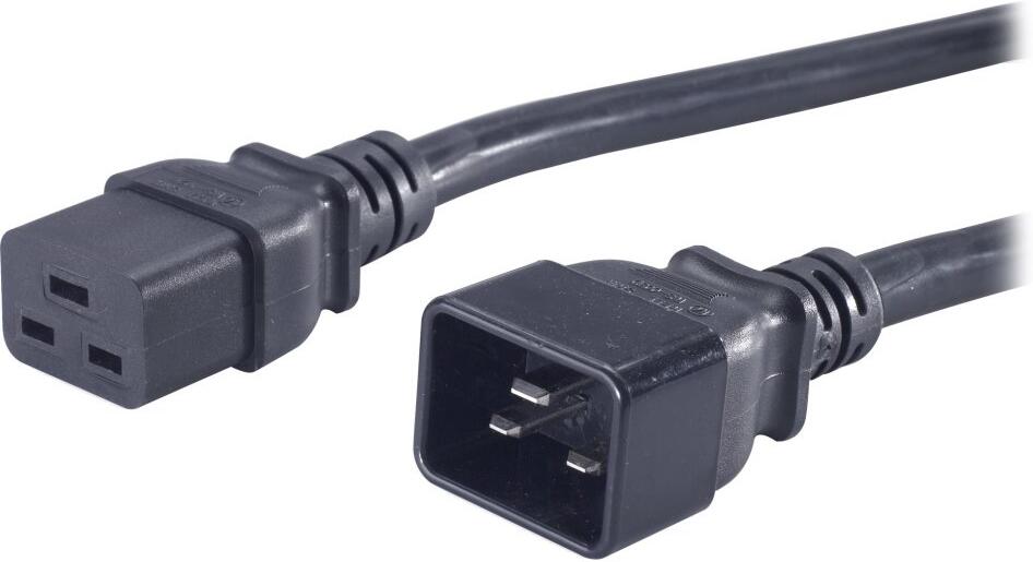 PremiumCord prodlužovací přívod 230V / IEC 320 C19 - IEC 320 C20 / 1,5m (kpsa015)