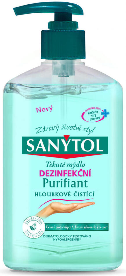 SANYTOL mýdlo dezinfekční Purifiant 250ml