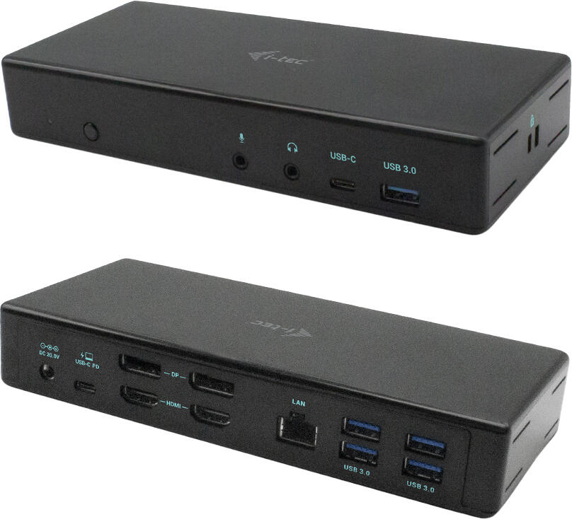 i-tec USB-C Quattro Display Docking Station with Power Delivery 85 W (C31QUATTRODOCKPD)