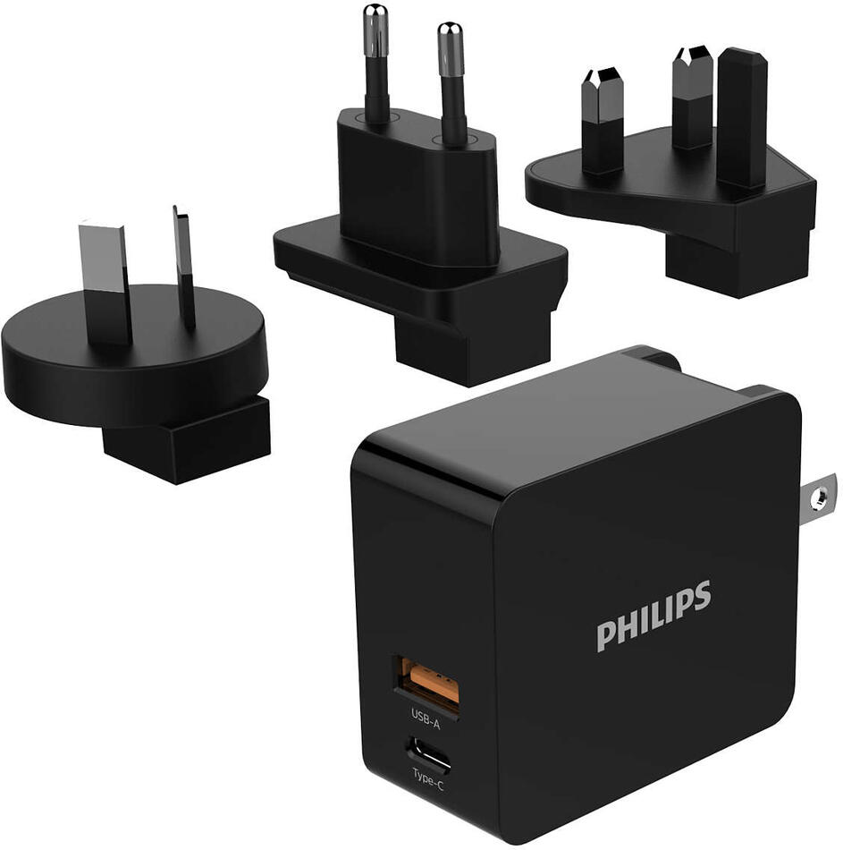 Nabíječka cestovní PHILIPS DLP2621T/00 s adaptéry